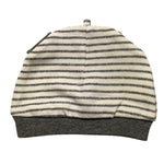 NINNAOH cappello bicolore con fantasia a righe Bianco/grigio per Neonato 2621XXX BIANCO/GRIGIO NINNAOH 