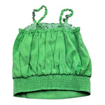 Liu Jo Top Tinta Unita Bretelline con Catena per Bambina GA5130 VERDE LIU JO 