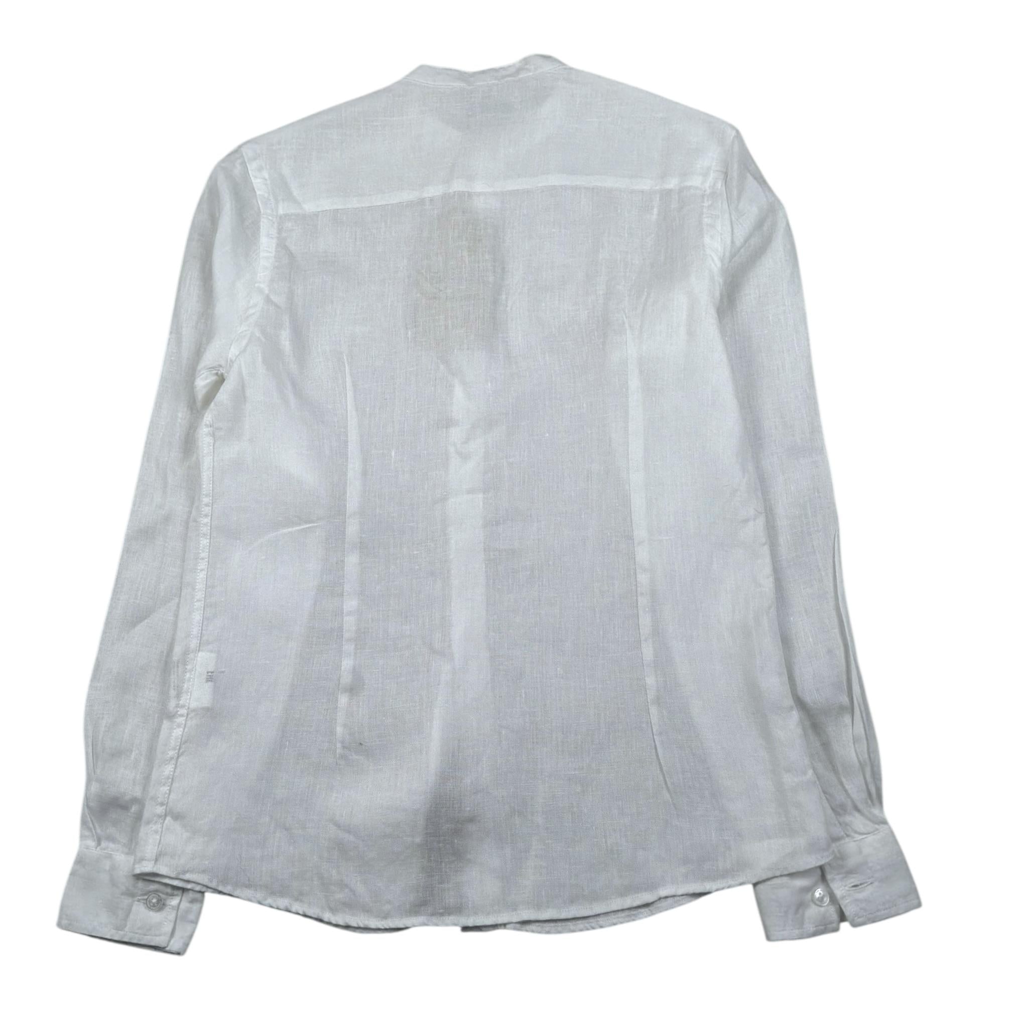 Manuel Ritz Camicia Manica Lunga Tinta Unita Collo Coreano per Bambino CMMR PANNA MANUEL RITZ 