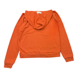 @Madilly Orange Solid Color Hoodie For Kids