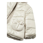 MAYORAL giubbino reversibile tinta unita con zip e cappuccio Panna per Neonata 2480X PANNA MAYORAL 