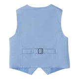 Sarabanda Gilet Tinta Unita con Bottoni per Bambino 08020 AZZURRO SARABANDA 