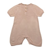 Bamboom+Babies Pagliaccetto Tinta Unita Traforato per Neonata 545 PESCA BAMBOOM+BABIES 