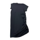 Hinnominate Abito Mezza Manica Tinta Unita con Arricci per Bambina 3646V00184 NERO HINNOMINATE 