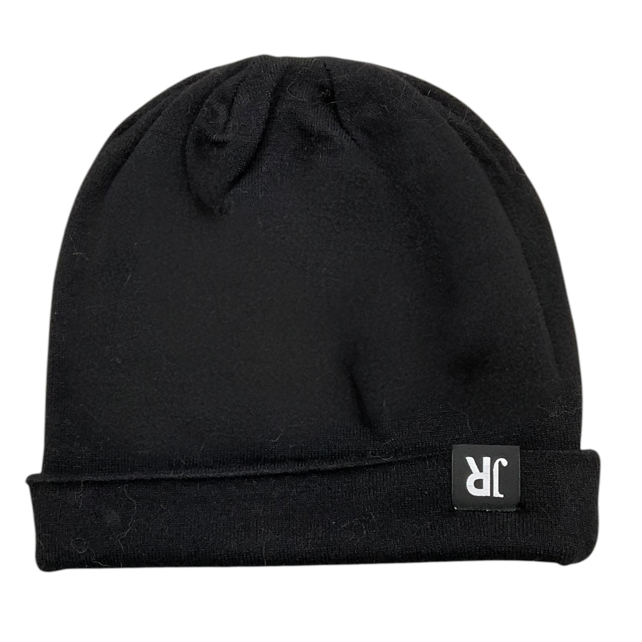 JOHN RICHMOND set cappello-sciarpe tinta unita con logo Nero per Bambino RGA25015HS NERO JOHN RICHMOND 