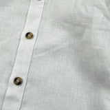 M+E' Camicia Manica Lunga Tinta Unita Collo Coreano per Bambino UEM0507X PANNA M+E' 