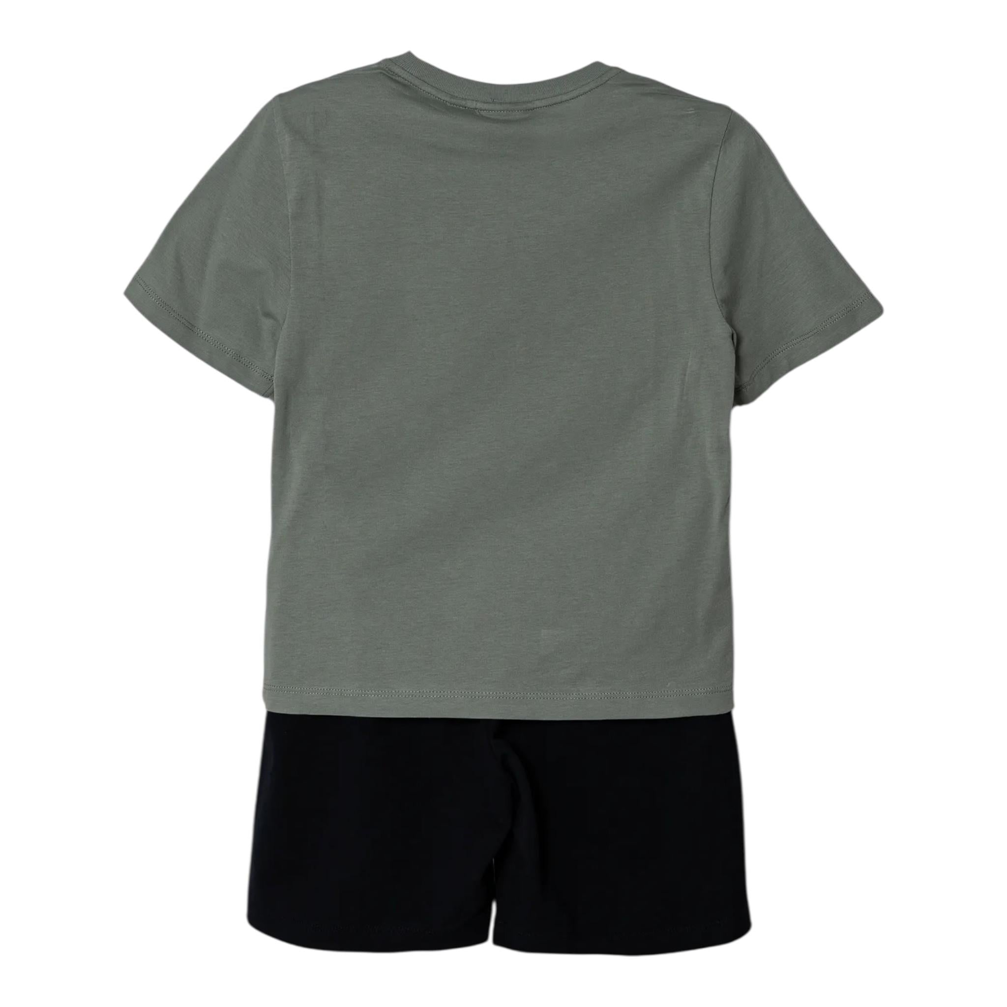 Emporio Armani Completo 2 Pezzi T-Shirt-Bermuda per Bambino 7B000043 VERDE EMPORIO ARMANI 