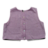 Nunzia Corinna Top tinta unita Giromanica Rosa per Bambina 4216210 ROSA NUNZIA CORINNA 