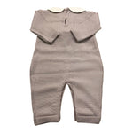 BABY LORD tutina manica lunga tinta unita cn babbucce Beige per Neonata 722 BEIGE BABY LORD 