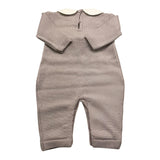 BABY LORD tutina manica lunga tinta unita cn babbucce Beige per Neonata 722 BEIGE BABY LORD 
