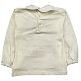 LE BEBE' shirt tinta unita con colletto e paillettes Bianco per Neonata LBG6035 BIANCO LE BEBE' 