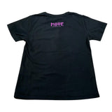 Move T-Shirt Girocollo tinta unita con Stampa Nero per Bambino TSALL NERO MOVE 