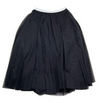 Naida Gonna Tinta Unita In Tulle per Bambina NAGO186 NERO NAIDA 
