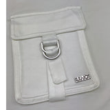 Liu Jo T-Shirt Girocollo Tinta Unita con Taschino Modello Crop per Bambina GA5016 BIANCO LIU JO 