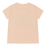 Guess T-Shirt Girocollo Tinta Unita con Stampa per Bambina K5RI06K6YW4J ROSA GUESS 