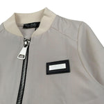 Duepuntozero Giubbino Tinta Unita con Zip per Bambino GBTASC BEIGE DUEPUNTOZERO 