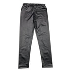JOHN RICHMOND leggins tinta unita in ecopelle Nero per Bambina RGA25235LE NERO JOHN RICHMOND 
