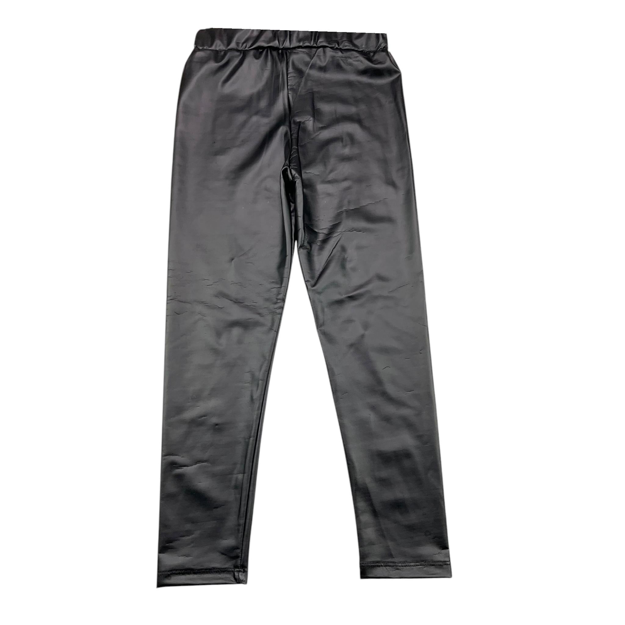JOHN RICHMOND leggins tinta unita in ecopelle Nero per Bambina RGA25235LE NERO JOHN RICHMOND 
