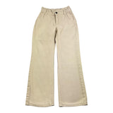 Only Plain Flared Pants With Adjustable Waist Beige For Girls