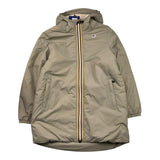 K-WAY giubbino tinta unita con zip e cappuccio Verde per Bambino K7142UW VERDE K-WAY 