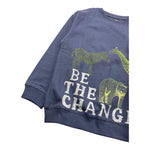 LOSAN felpa chiusa cn cappuccio tinta unita Blu per Neonato LKBAP020224 BLU LOSAN 