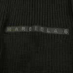 MAISON MARGIELA maglia tinta unita mezzo collo con stampa Nero per Bambina M60704 NERO MAISON MARGIELA 