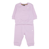 K-WAY completo 2 pezzi felpa-pantalone tinta unita Lilla per Neonata K41384W LILLA K-WAY 