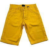 Fay Bermuda Solid Color With Adjustable Waist Yellow For Boys