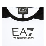 EMPORIO ARMANI shirt girocollo tinta unita con stampa Bianco per Bambino 6RBT65 BIANCO EMPORIO ARMANI 