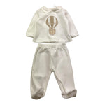 NANAN completo 2pz maglia-ghettina Bianco per Neonato I2405003B BIANCO NANAN 