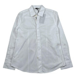 Please Camicia Manica Lunga Tinta Unita per Bambino 2020850 BIANCO PLEASE 