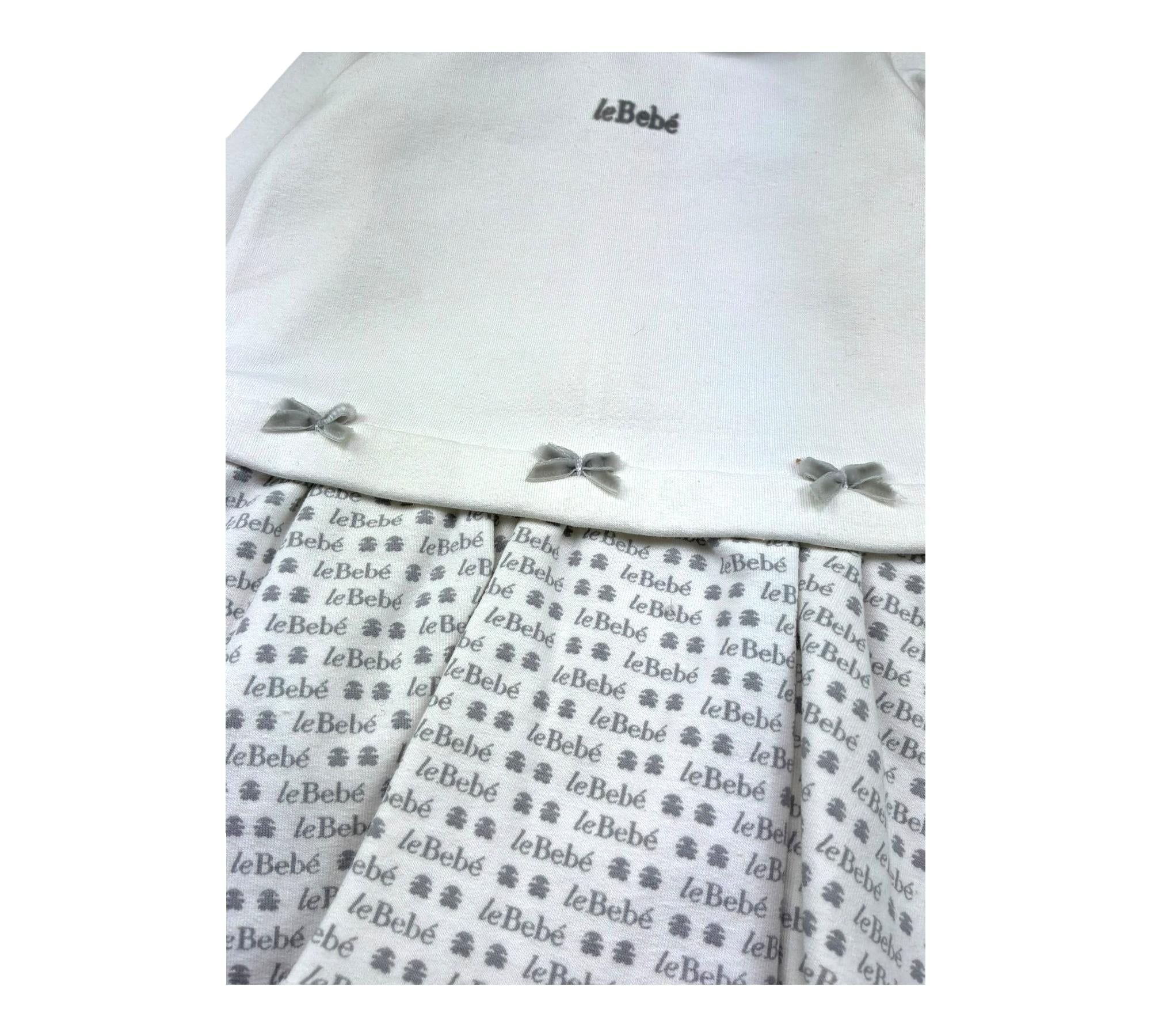 Le Bebe Completo 2 Pezzi Shirt-Leggins per Neonata LBG0367 PANNA LE BEBE 