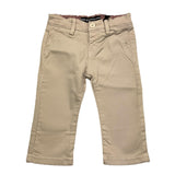 Guess Plain Pants With Adjustable Waist Beige For Newborn