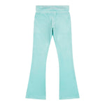 Juicy Couture Pantalone Tinta Unita In Velluto con Brillanini per Bambina JBX6501 AZZURRO JUICY COUTURE 