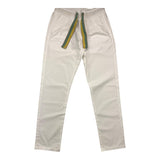 Brian Rush Solid Color Pants With Elastic Waist White For Boys