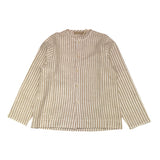 La Stupenderia Camicia Tinta Unita Manica Lunga Fantasia A Righe per Bambino TJCM733 BIANCO LA STUPENDERIA 