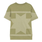 Missoni T-Shirt Girocollo Tinta Unita con Stampa per Bambino GW8P11 VERDE MISSONI 