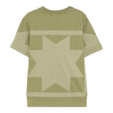 Missoni T-Shirt Girocollo Tinta Unita con Stampa per Bambino GW8P11 VERDE MISSONI 