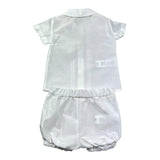 Le Bebe Completo 2 Pezzi Camicia-Culotte per Neonato LBB5323 BIANCO LE BEBE 