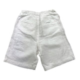 Aspesi Bermuda Solid Color With Adjustable Waist White For Boys