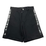 Balmain Bermuda Tinta Unita con Elastico In Vita E Profili In Contrasto per Bambino BU6R29J0371 NERO BALMAIN 