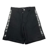Balmain Bermuda Tinta Unita con Elastico In Vita E Profili In Contrasto per Bambino BU6R29J0371 NERO BALMAIN 