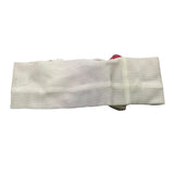 Light Colors Solid Color Headband With White Bow Application For Newborn