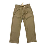 Cesare Paciotti Plain Trousers with Adjustable Waist Beige for Newborns