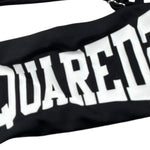 Dsquared2 Costume 2 Pezzi Fascia-Slip Tinta Unita per Bambina DQ0274 NERO DSQUARED2 