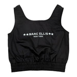 Marc Ellis Top Tinta Unita con Stampa per Bambina JMJTP012400X NERO MARC ELLIS 