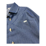 LE BEBE' camicia in denim tinta unita Blu per Neonato LBB5203 BLU LE BEBE' 