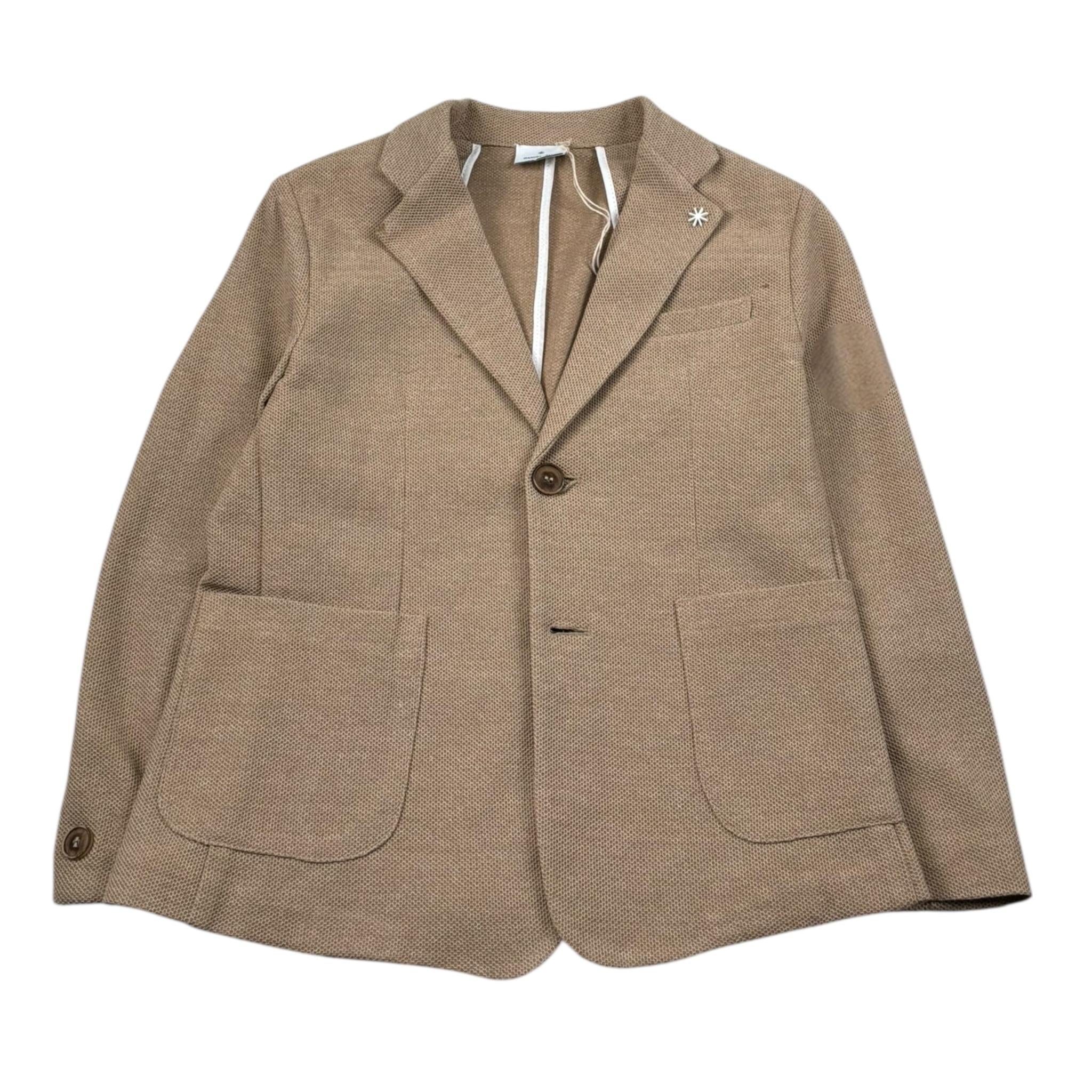 Manuel Ritz Giacca Tinta Unita con Logo per Bambino MR2874 CAMMELLO MANUEL RITZ 