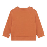 STELLA McCARTNEY felpa chiusa girocollo tinta unita con stampa Marrone per Bambino TV4550J MARRONE STELLA McCARTNEY 