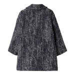 IL GUFO cappotto tinta unita con colletto e bottoni Blu per Bambino A24GP347W0063 BLU IL GUFO 